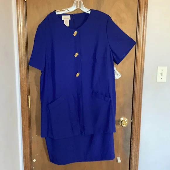Relisted Vintage Worthington dress with shoulder pads size 22W - Picture 4 of 15